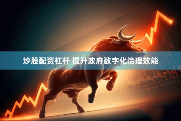 炒股配资杠杆 提升政府数字化治理效能